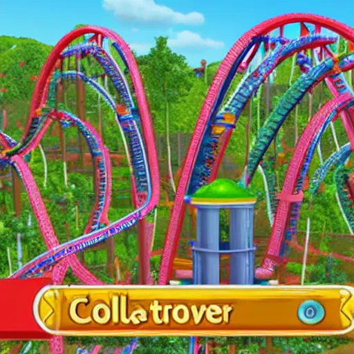 Image similar to Roller Coaster Tycoon