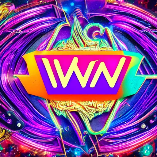 Image similar to a and w vaporwave logo, colorful, digital art, cosmic, 3 d high definition, trending on art station, photorealistic, high resolution, 8 k, octane, hyper detailed, insane details, intricate, elite, ornate, elegant trend, highly detailed and intricate, sharp focus, photography, unreal engine