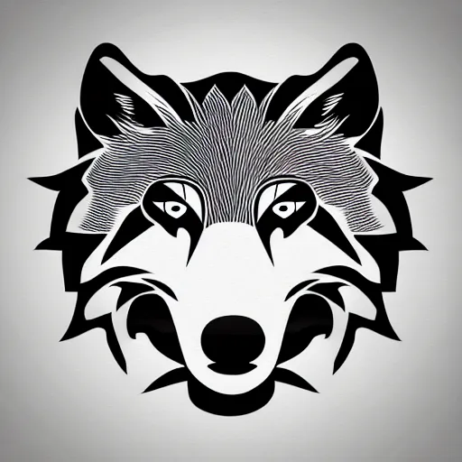 Image similar to design logo concept of a wolf. vector, photoshop