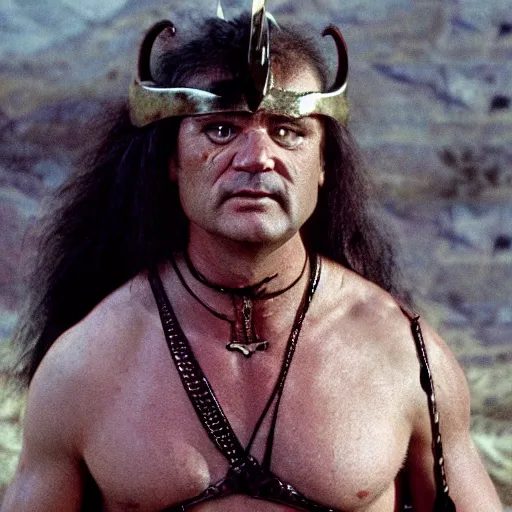 Image similar to bill murray as conan the barbarian