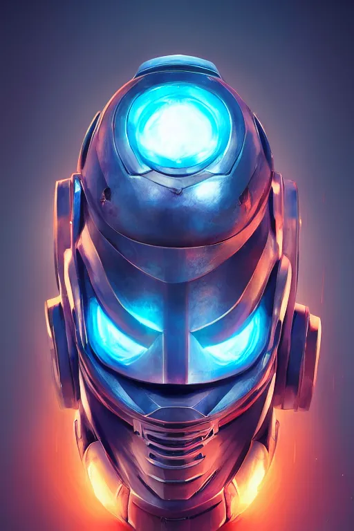 Image similar to epic mask helmet robot ninja portrait stylized as fornite style game design fanart by concept artist gervasio canda, behance hd by jesper ejsing, by rhads, makoto shinkai and lois van baarle, ilya kuvshinov, rossdraws global illumination radiating a glowing aura global illumination ray tracing hdr render in unreal engine 5