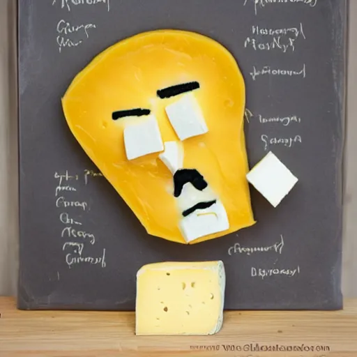 Image similar to cheese john cleese made out of cheese cheese