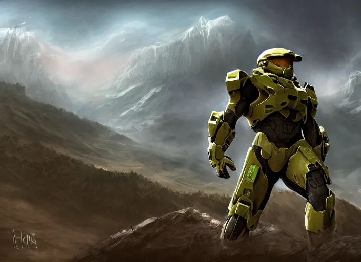 Image similar to halo high charity render by blur studios. concept art contest winner.