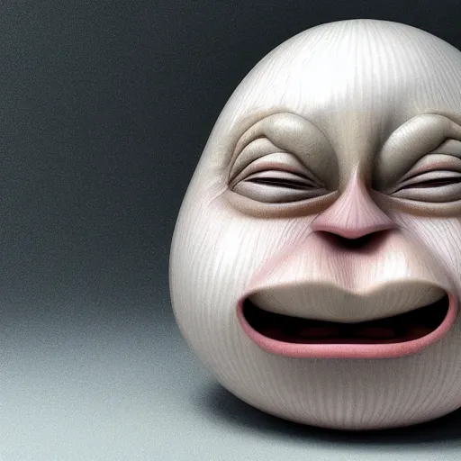 Prompt: onion crying art, 2d,3d render