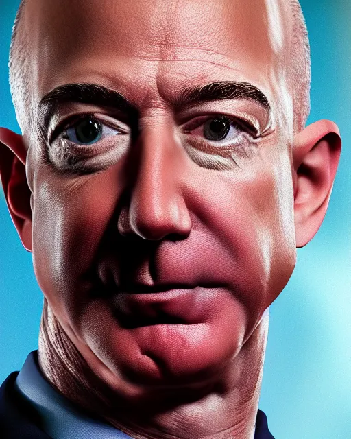 Prompt: a portrait of Jeff Bezos as Rich Piana, DSLR photography, intricately detailed, 8k