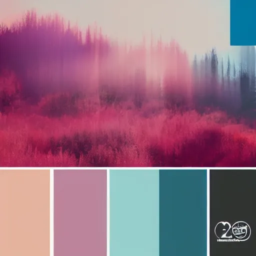 Prompt: most popular 2 0 2 3 color palette