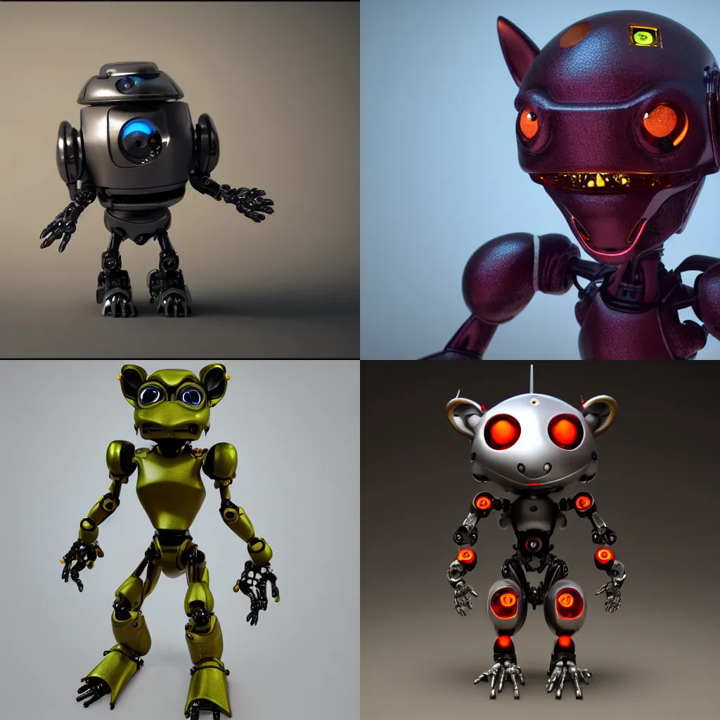 Prompt: a robotic kobold android, unreal engine, octane render, 4k, 8k, trending on artstation