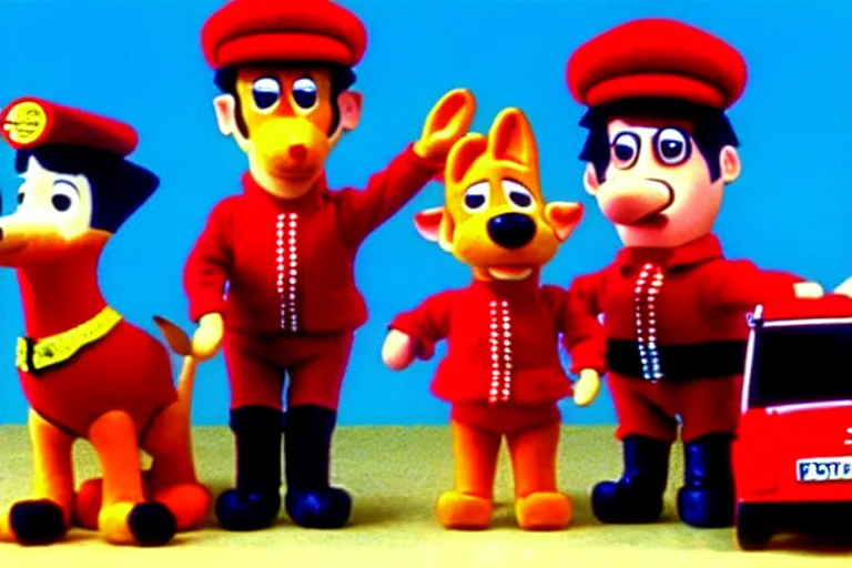 Image similar to Postman Pat 1980s show