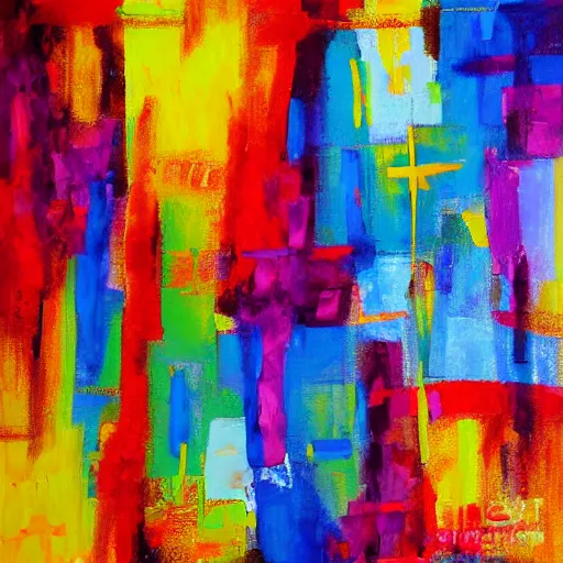 Image similar to happiness abstract painting