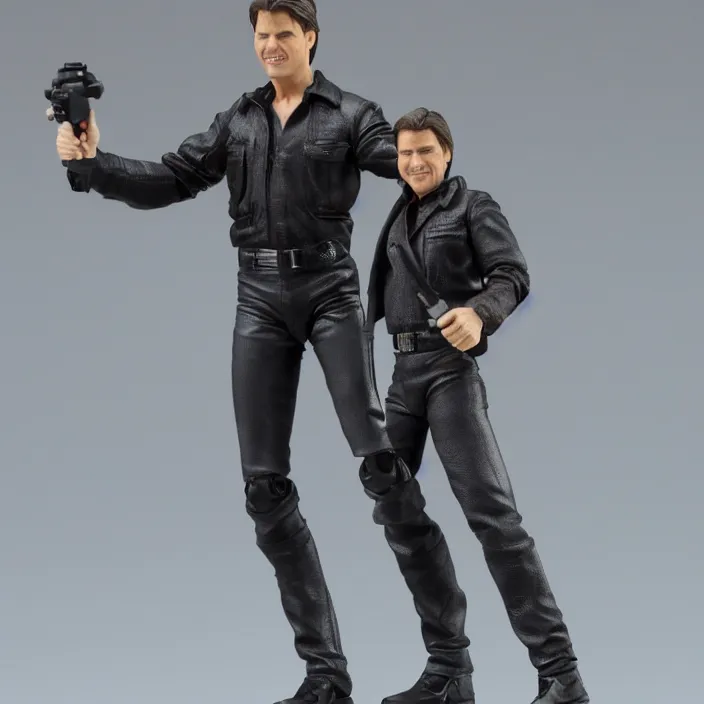 Image similar to tom cruise, a goodsmile figure of tom cruise, figurine, detailed product photo,