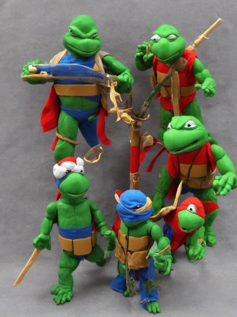 Image similar to teenage mutant ninja turtle 1 9 2 0 toy