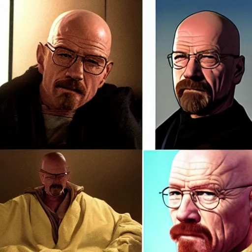 Image similar to Anakin Skywalker breaking bad Walter White