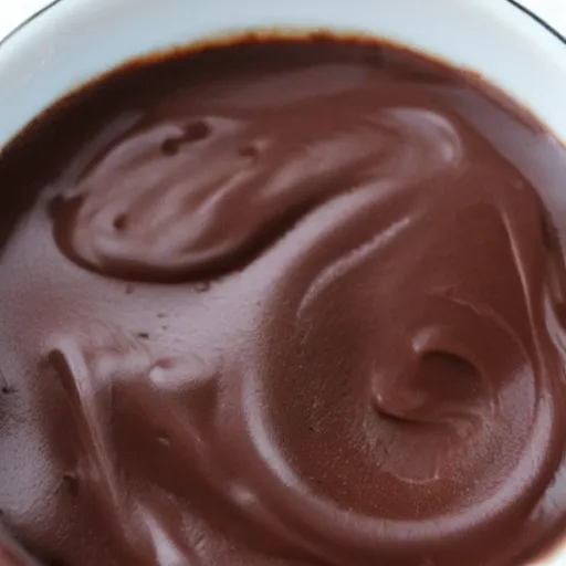 Image similar to A cup full of melted chocolate