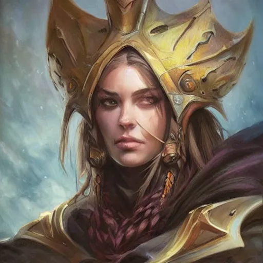 Image similar to dungeons & dragons character portrait by livia prima, wonderful, beautiful