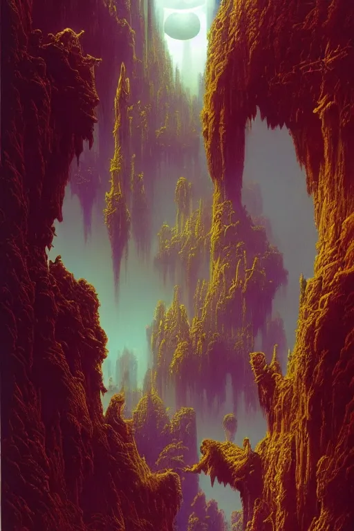 Prompt: the most amazing dream you ever had of the future, hyper realistic, concept art, intricate, hyper detailed, smooth, ambient volumetric lighting, high contrast, vibrant, hd, octane, jim burns, roger dean, bruce pennington, moebius