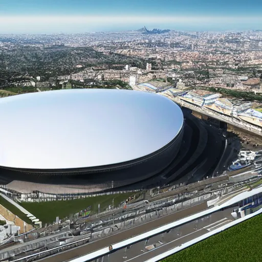 Prompt: Napoli new stadium,