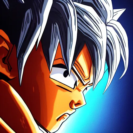 Image similar to ultra realistic portrait painting of shane from the walking dead as super saiyan goku, art by akira toriyama, 4 k, dragon ball artstyle, cel shaded, highly detailed, epic lighting