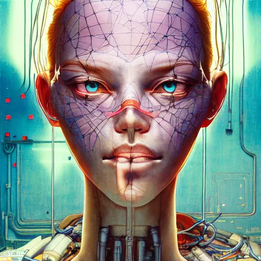 Image similar to citizen portrait soft light painted by james jean and katsuhiro otomo and erik jones, inspired by the fifth element anime, smooth face feature, intricate oil painting, high detail illustration, sharp high detail, manga and anime 1 9 9 9