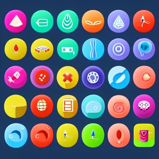 Image similar to Game Ability Icon UI Elements by Jay Tea