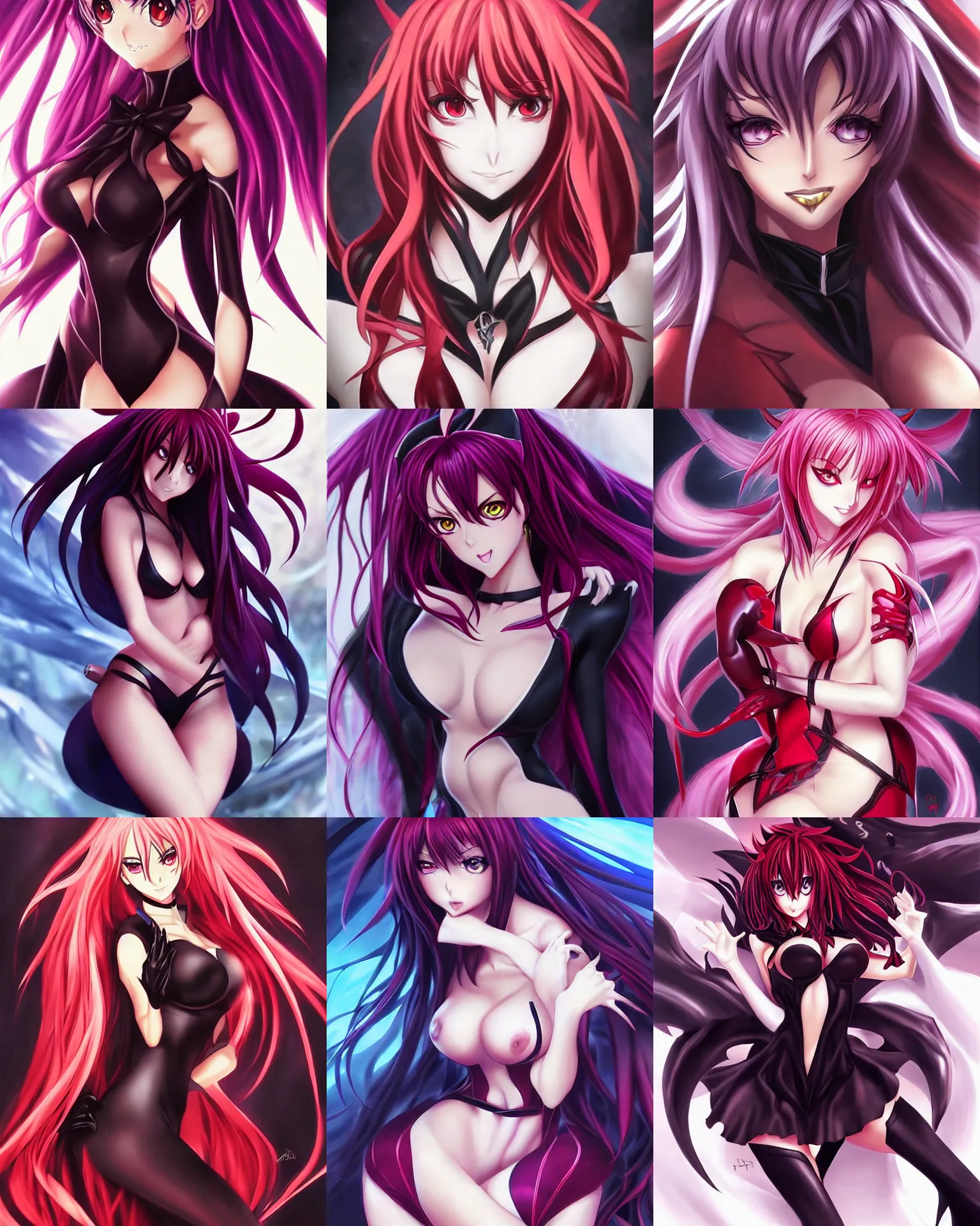 Raynare, High School DXD anime character in a