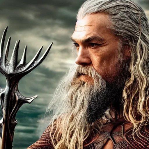 Image similar to aquaman gandalf, dslr profile photo