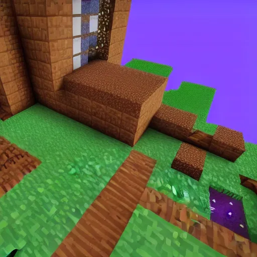 Image similar to thanos playing minecraft survival mode on an xbox, twitch stream,