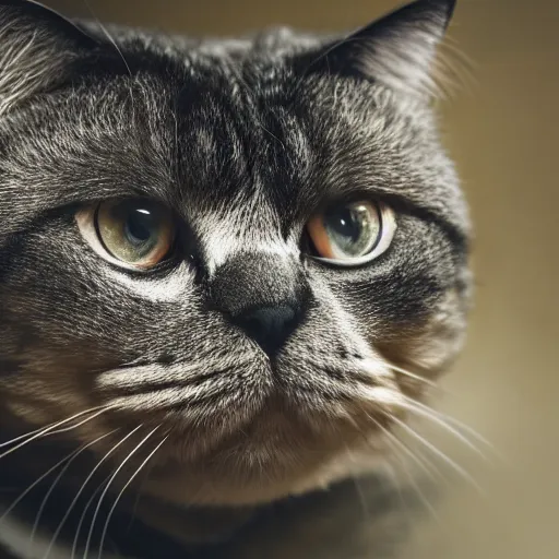 Prompt: portrait photo of scottish fold cat cosplaying a soldier, highly detailed, high resolution, cosplay photo, stunning, bokeh soft, by professional photographer, military clothing, shot with a canon