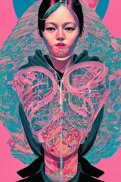 Image similar to Tristan Eaton, victo ngai, artgerm portrait