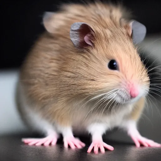 Image similar to hamster hybrid with the face of scarlett johansson, hd