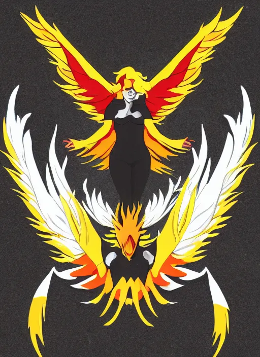 Image similar to white phoenix on salt mountain simple background simplified design geometric graphic design Jermaine rogers style