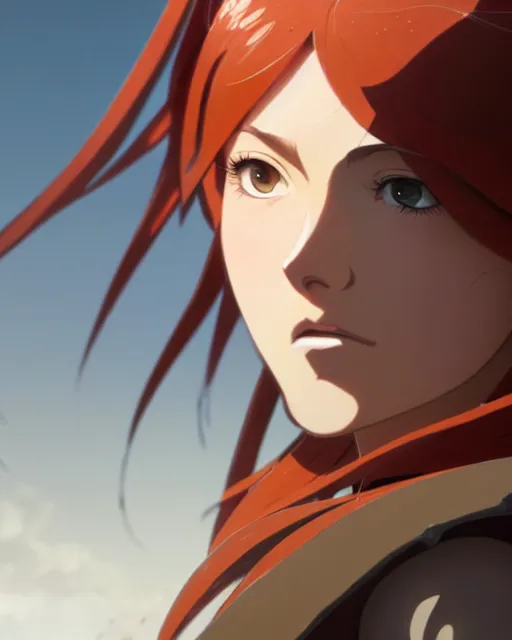 Image similar to azctec warrior, katherine mcnamara, detailed perfect face, exquisite details, fire magic, mid view, design on a white background, by studio muti, greg rutkowski makoto shinkai takashi takeuchi studio ghibli