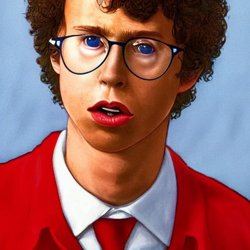 Image similar to napoleon dynamite is elected president of the united states, 4k, realism