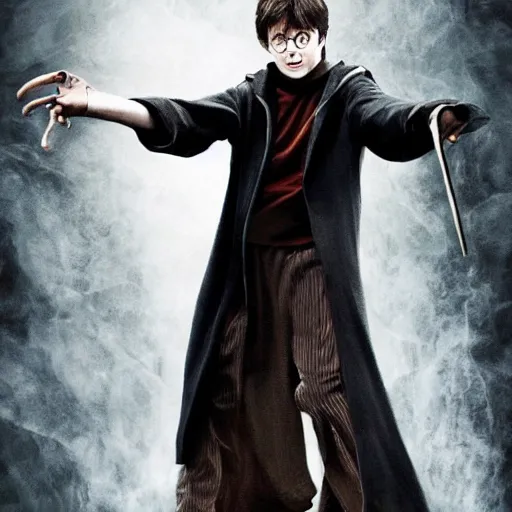 Image similar to Harry Potter as a Death Eater.