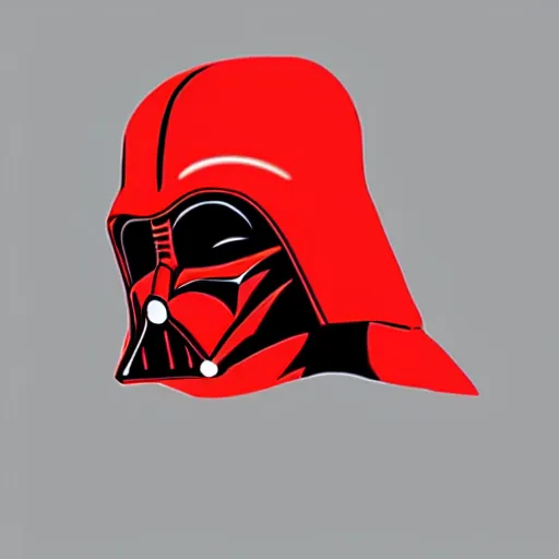 Prompt: darth vader, profile pic, red background, accurate anatomy, highly detailed, digital art, epic,