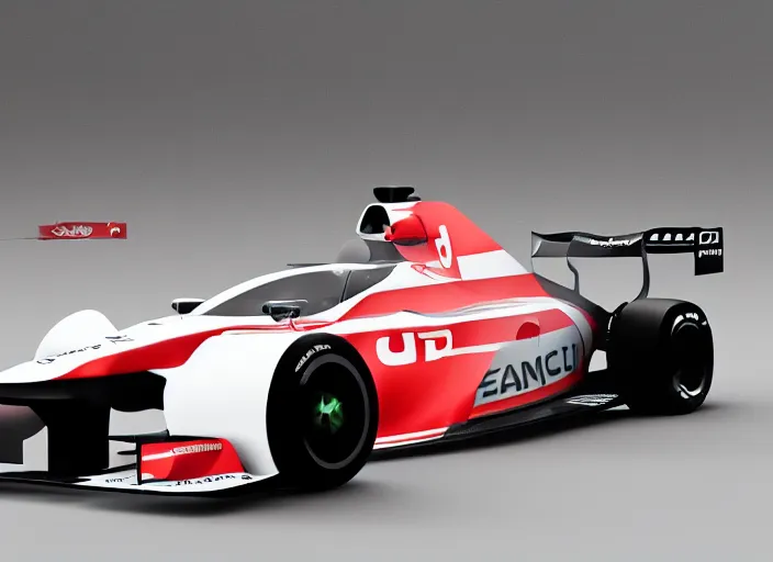 Image similar to 2 0 2 1 formula 1 audi car, concept art, 8 k, hdr, final render, blender, adobe photoshop