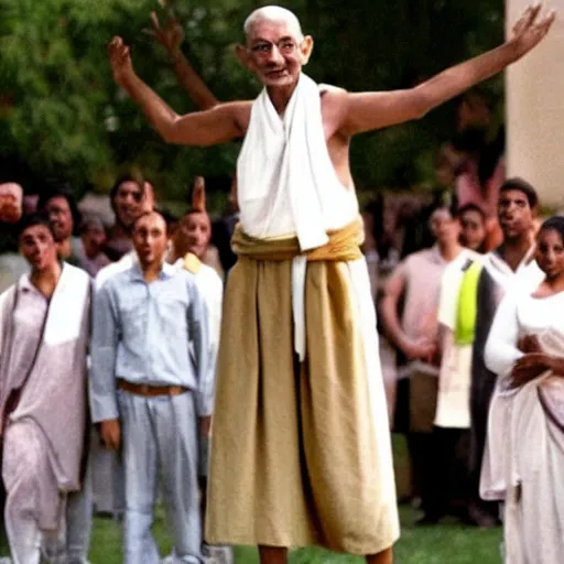 Prompt: gandhi in high school musical