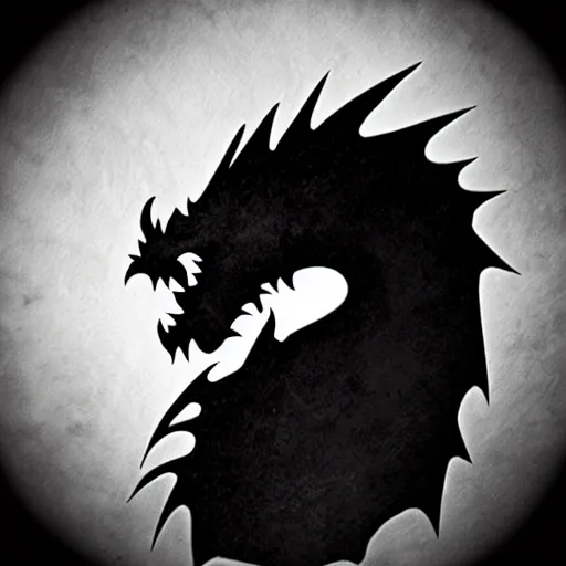 Prompt: “a black dragon”