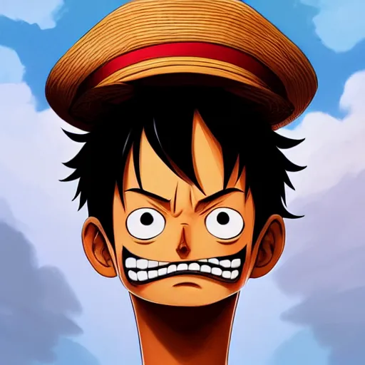 Prompt: face icon stylized minimalist luffy behance hd by jesper ejsing, by rhads, makoto shinkai and lois van baarle, ilya kuvshinov, rossdraws global illumination