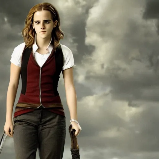 Image similar to emma watson as hermione granger in the avengers