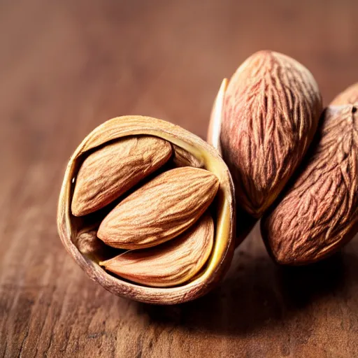 Image similar to talking almond, almond that is talking