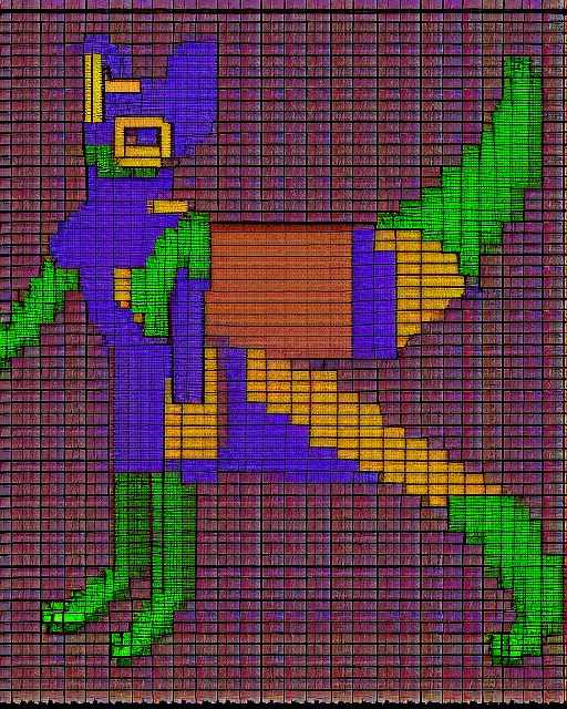 Prompt: spritesheet pixel art of feline alien main character, isomorphic top down view, transparent