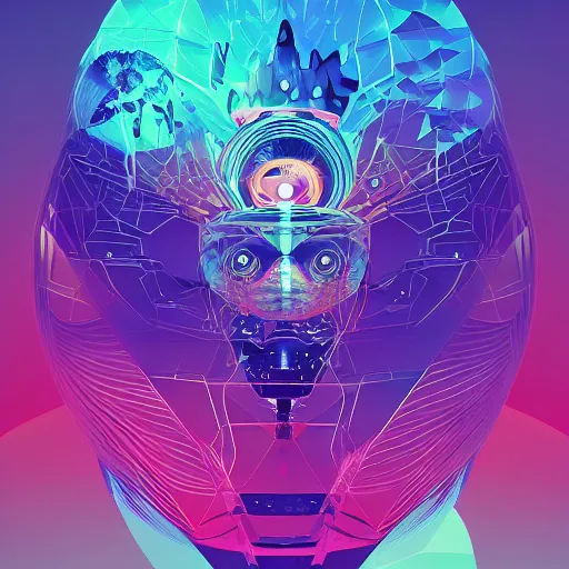 Image similar to futuristic beautiful album cover design by pi - slices and kidmograph, beautiful digital illustration