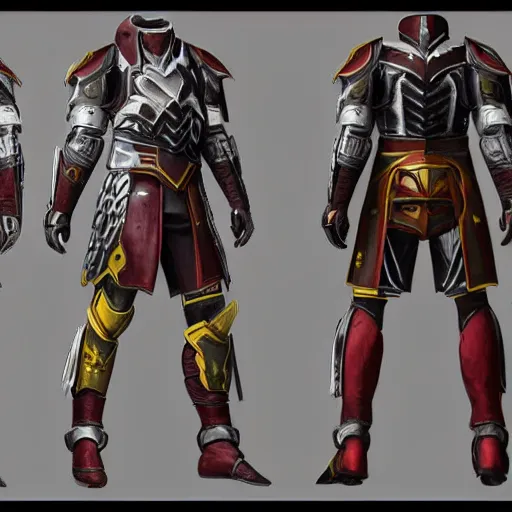 Prompt: Destiny Iron Banner armor, hyper realistic, concept art