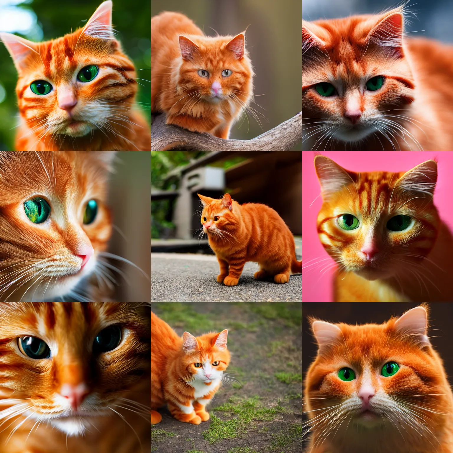 Prompt: 8K resolution, ginger cat