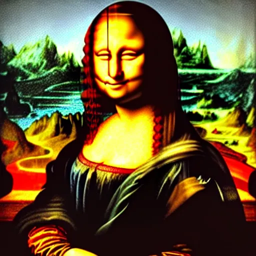 Image similar to “Elon Musk face in Mona Lisa painting”