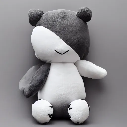 Image similar to monochrome playful plushie toy convection