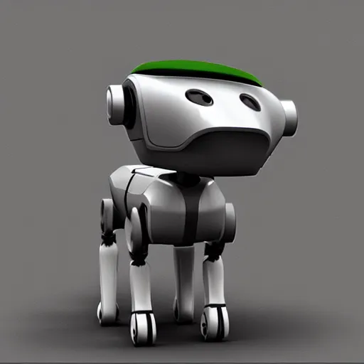 Prompt: robot dog design, render, art station trending