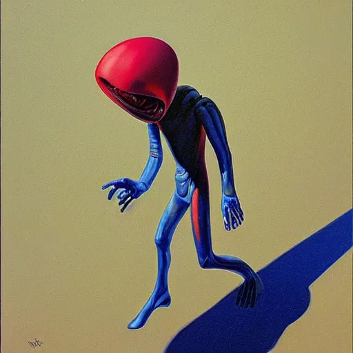 Image similar to alien by wayne thiebaud