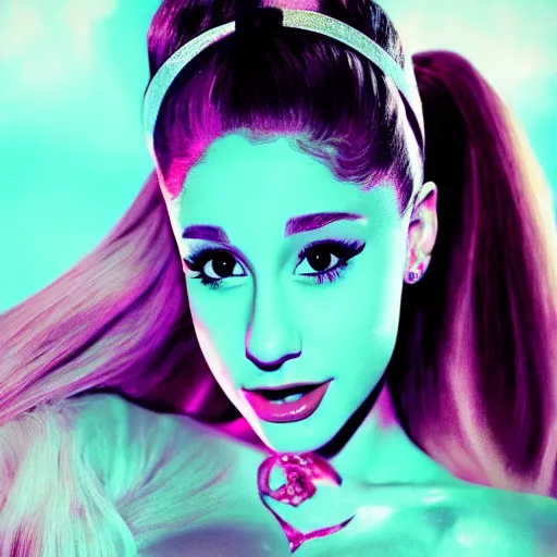 Image similar to beutiful ariana grande in the style of surrealism 8 k