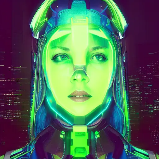 Image similar to a beautiful commission portrait of a canary wearing a neon jacket, futuristic, detailed face, cyberpunk city, deviantart, artstation, art by greg rutkowski, ross tran, professional lighting, neon city, night, raytracing, highly realistic,4k,dramatic,hyperrealism